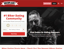 Tablet Screenshot of bikerplanet.com